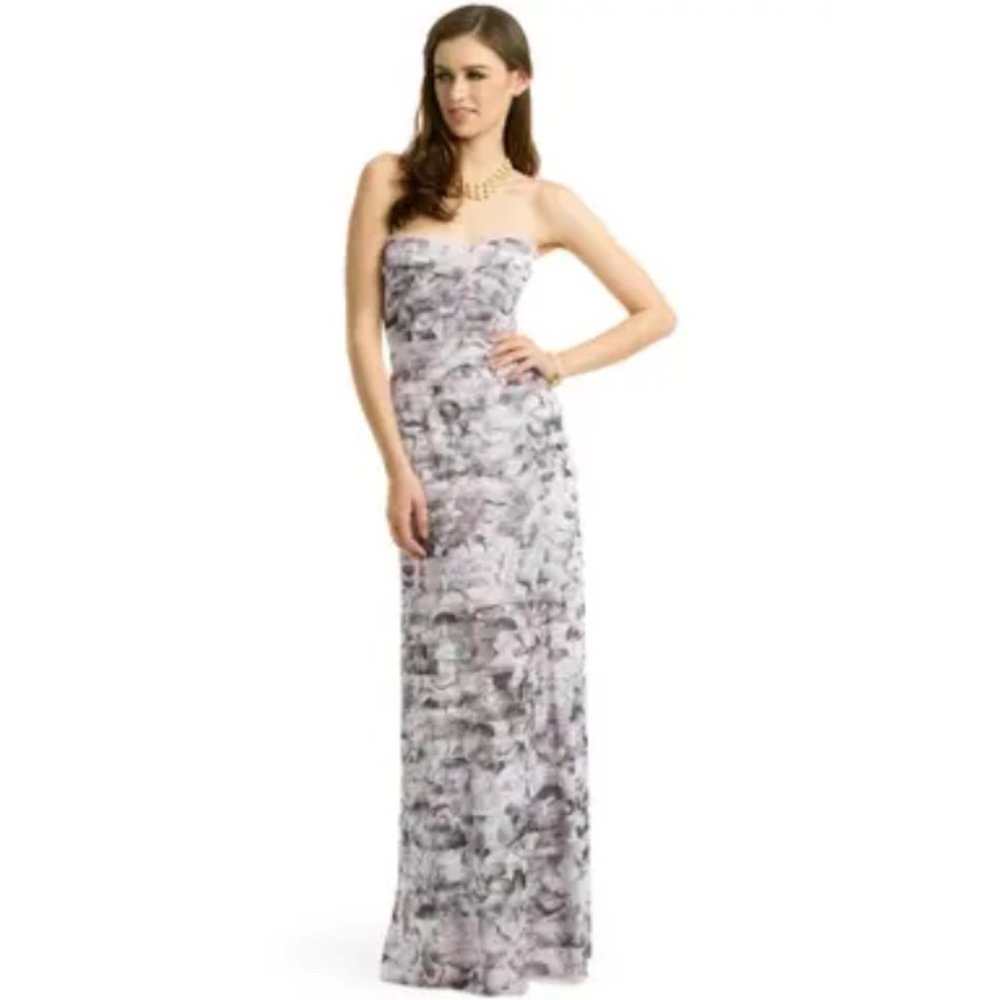 BCBGMaxAzria Floral Gown